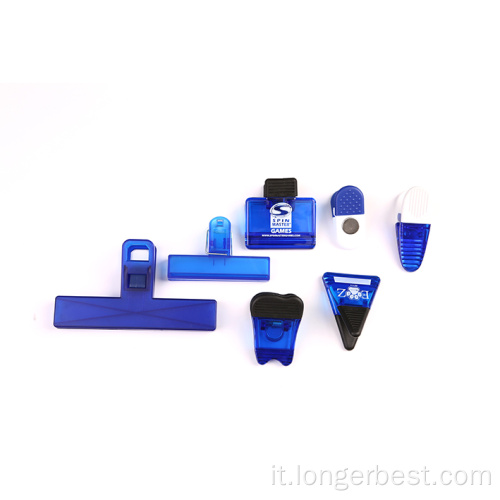 Clip magnetiche adesive in plastica per congelatore